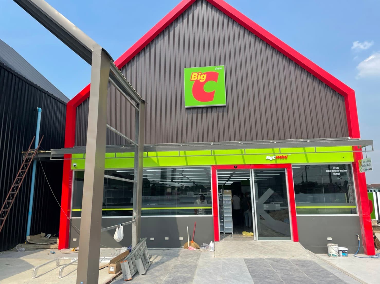 โครงการก่อสร้าง BIG C mini สาขาบ้านกล้วย-ไทรน้อย