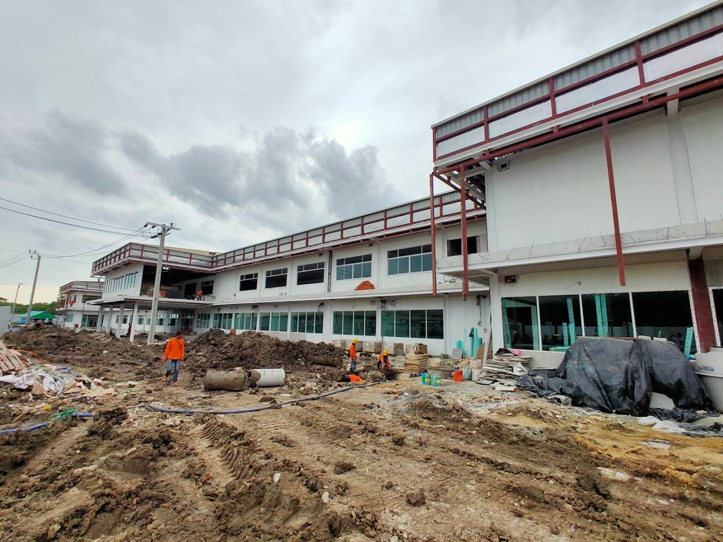 โครงการก่อสร้างอาคารอนุรักษ์พันธุกรรมพืช OR-03 วังสวนจิตรลดา PHASE 1