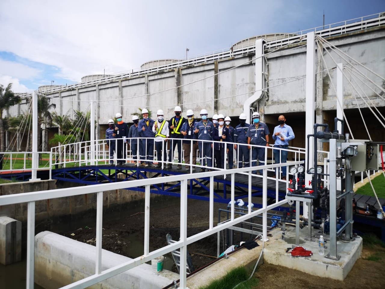 โครงการก่อสร้างผนังกั้นน้ำ STOP LOG EGAT โรงไฟฟ้าบางปะกง