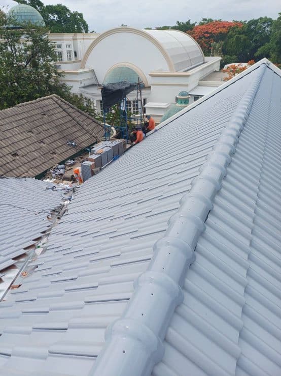 ปรับปรุงหลังคาบ้านคุณศุภกิจ เจียรวนนท์