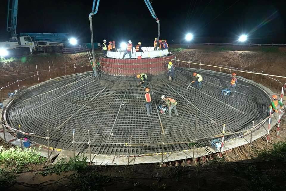 โครงการก่อสร้างฐานกังหันลม BOTHONG WIND FARM