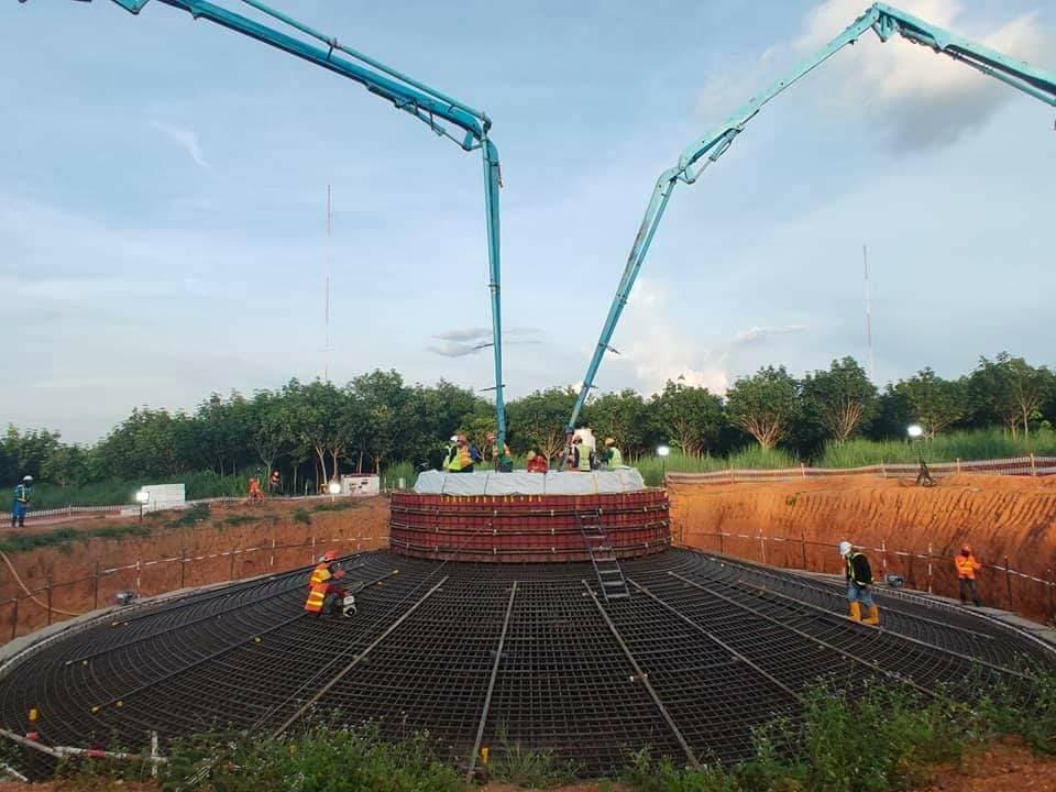 โครงการก่อสร้างฐานกังหันลม BOTHONG WIND FARM